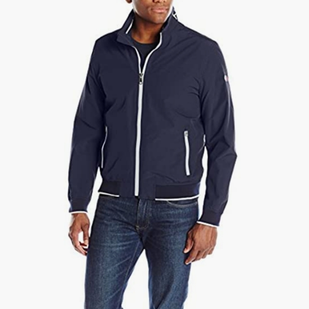 🥳FINAL PRICE👍🧥 NWT‼️ Tommy Hilfiger Wind/Water Resistant Jacket